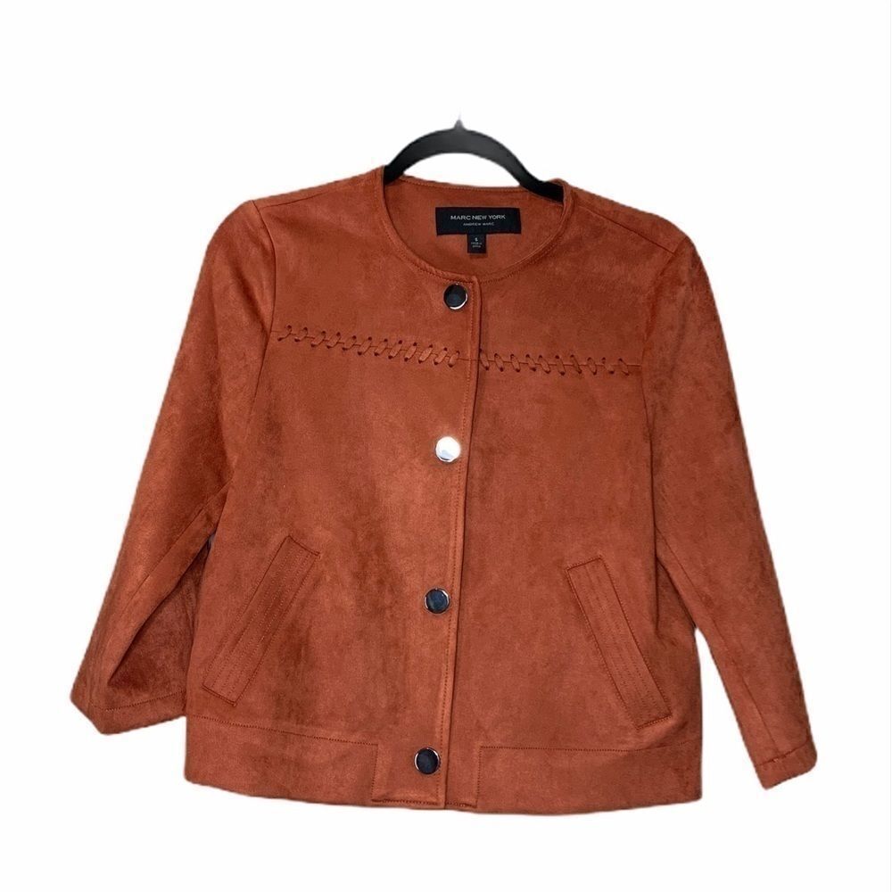 NWT Marc New York by Andrew Marc Women's Rust Jacket size small